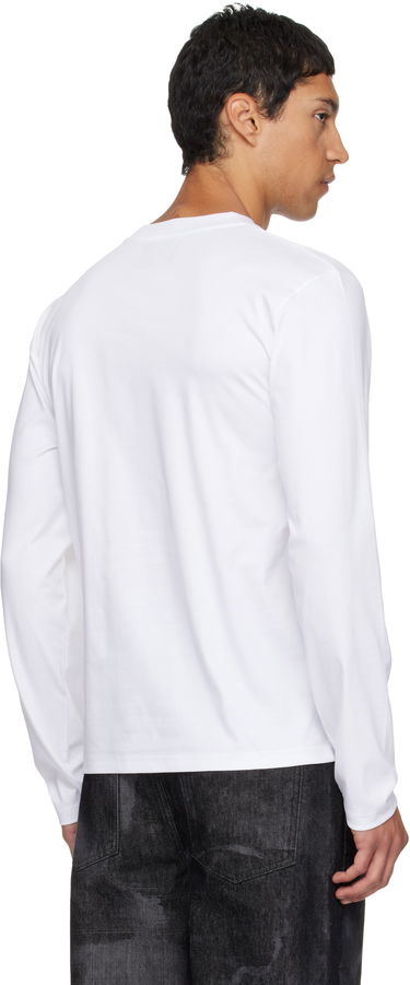 T-paita HELIOT EMIL HELIOT EMIL Effulgence Long Sleeve T-Shirt Valkoinen | AW25_M_09_149_WHT02, 2