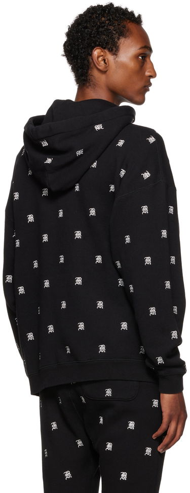 Huppari R13 R13 Allover Print Hoodie Musta | R13WK005-K072A, 2