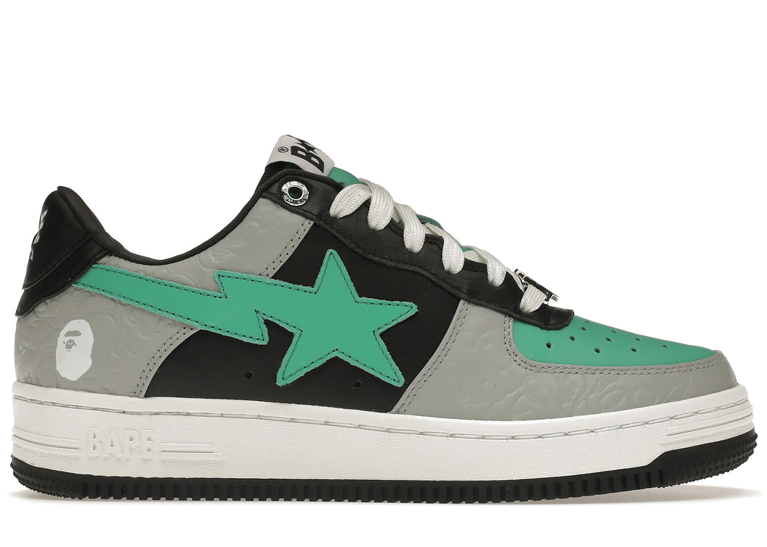 Tennarit ja kengät BAPE Bape Sta Low Grey "Green" Harmaa | 001FWH701002_GRN_A / 1H70-291-002, 0