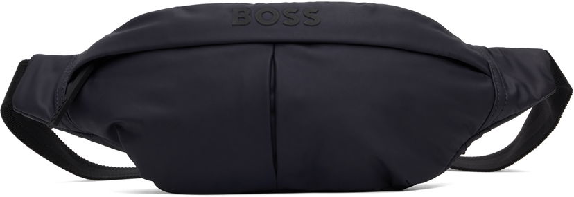 Vyötärölaukku BOSS Coated Canvas Belt Bag Tummansininen | 50541537
