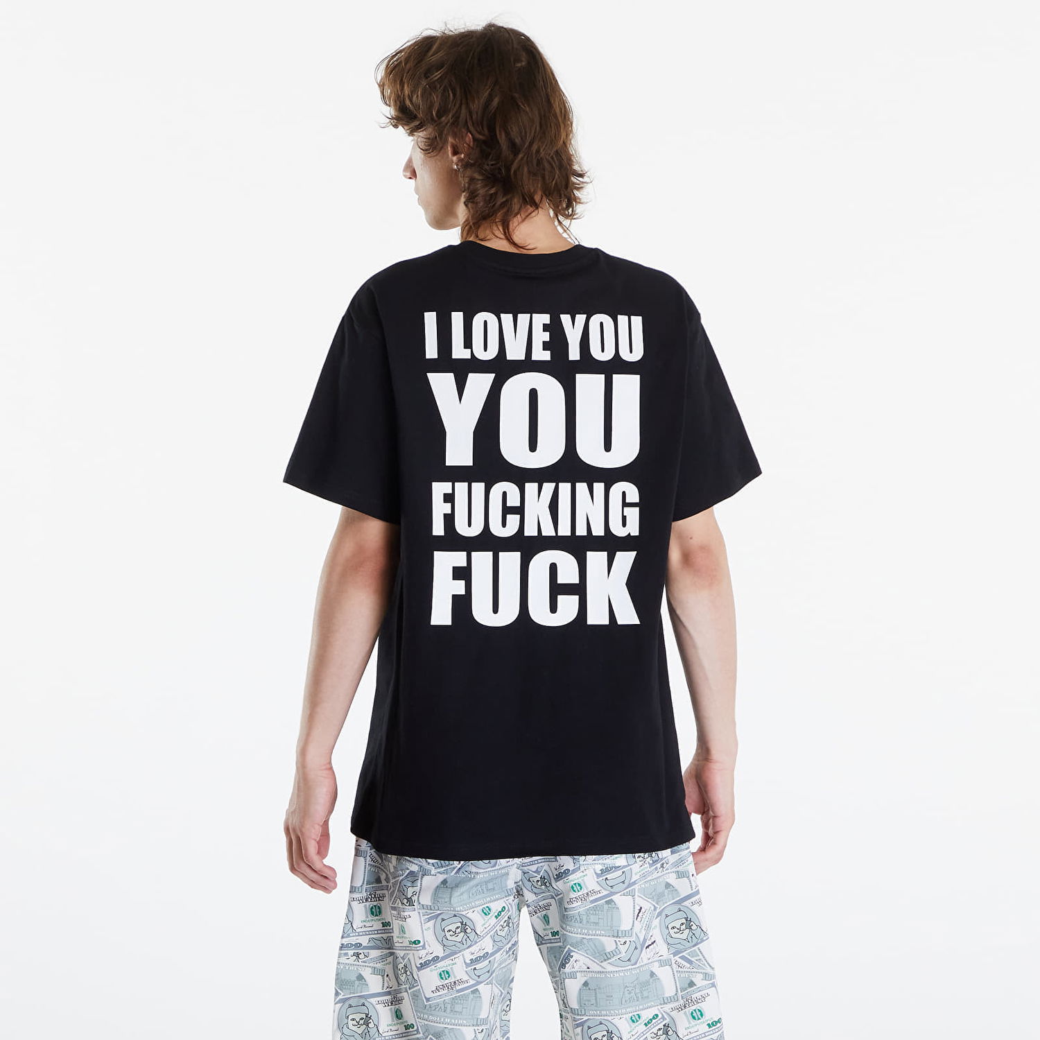 T-paita RIPNDIP Ily Fuckin Fuck Tee Black Musta | RNDSPR24167, 1