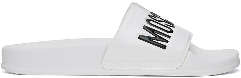 Tennarit ja kengät Moschino Moschino Pool Slides Valkoinen | MA28022G1F M10 100