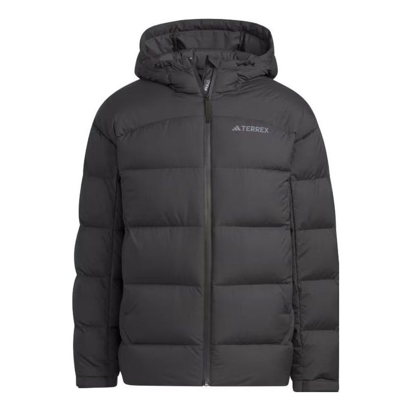 Puffer takki adidas Performance Terrex Men's Heavyweight Goose Down Jacket Musta | IL8965