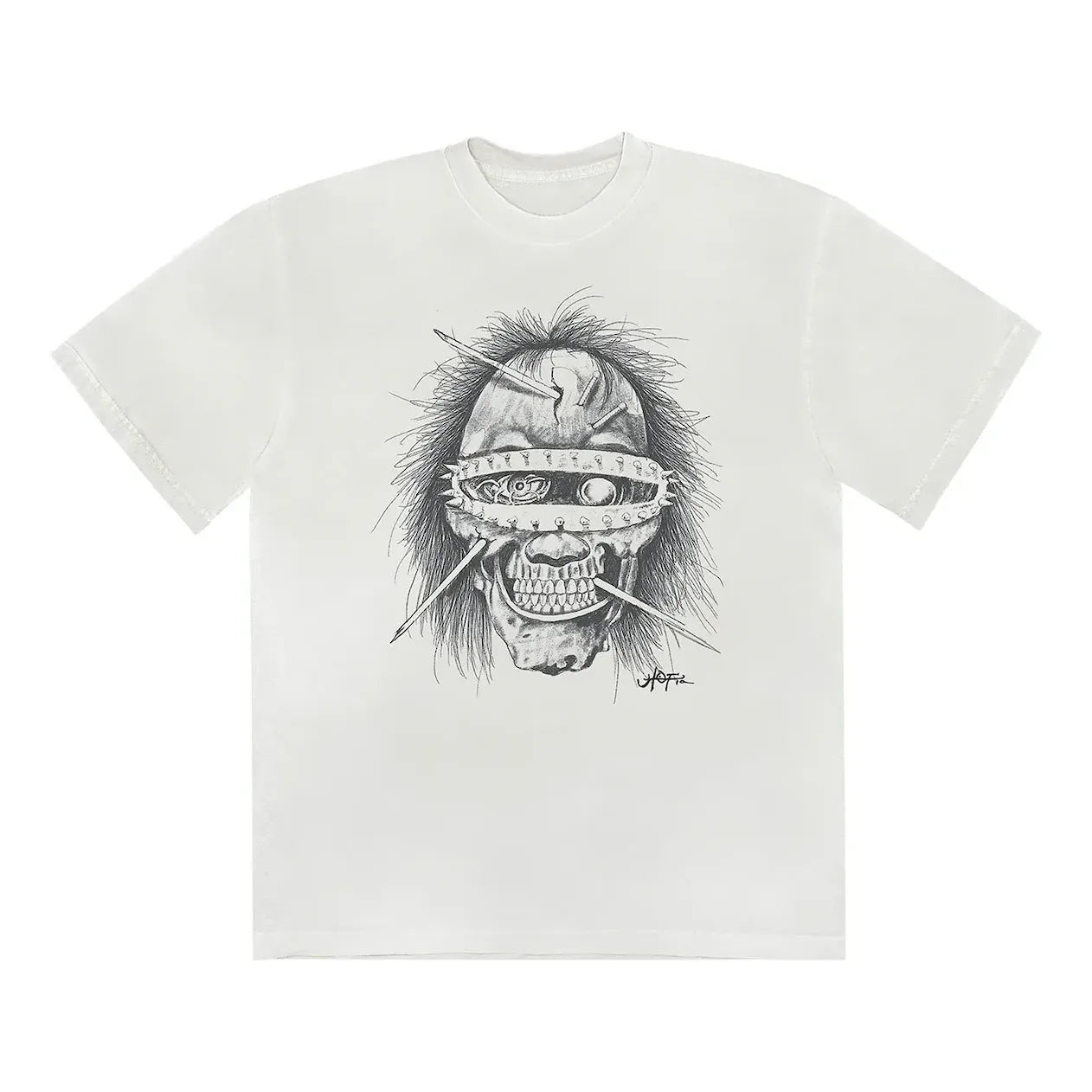 T-paita Cactus Jack by Travis Scott Travis Scott Utopia T-Shirt Valkoinen | TSUT-BS04, 0