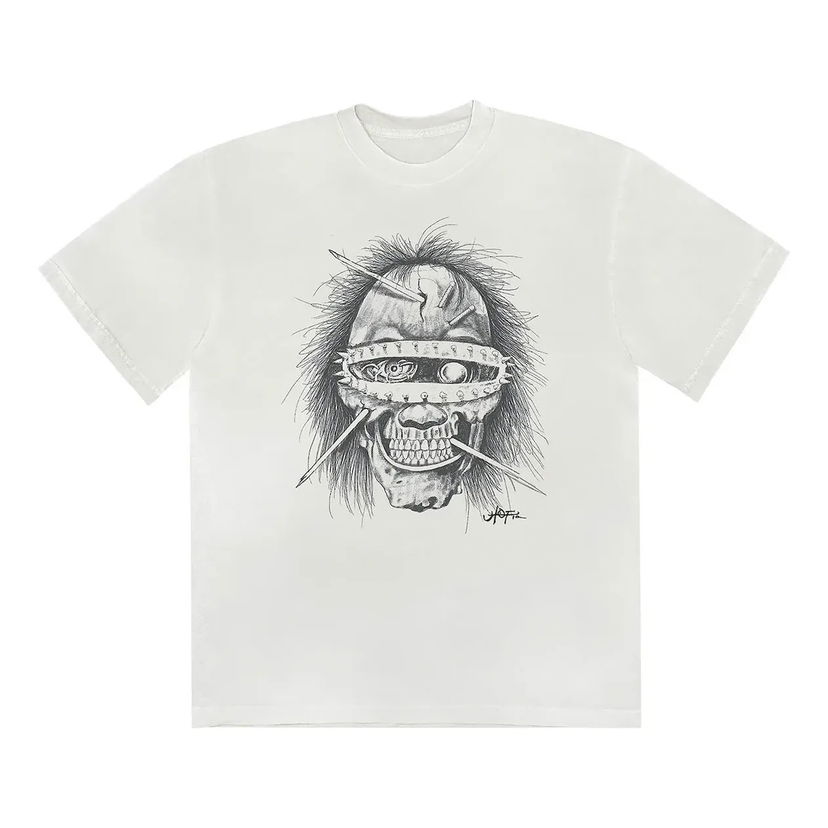 T-paita Cactus Jack by Travis Scott Travis Scott Utopia T-Shirt Valkoinen | TSUT-BS04