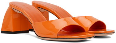 Tennarit ja kengät BY FAR BY FAR Romy Open Toe Heeled Sandals Oranssi | 23CRROMYMORP, 3