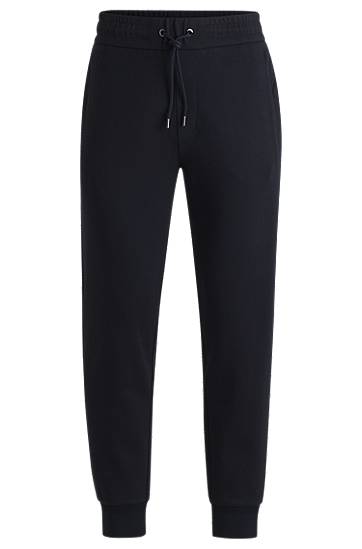 Verryttelyhousut BOSS Mercerized Stretch Cotton Tracksuit Bottoms Musta | 50532772