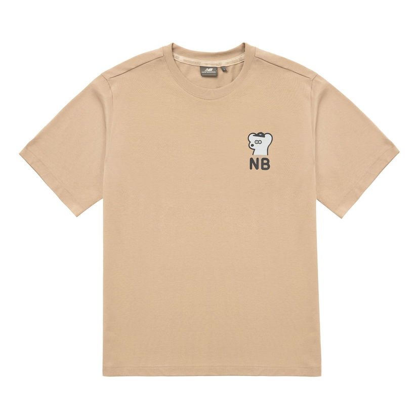 T-paita New Balance SEIJI ANDY Graphic T-Shirt Beige | 5ED26191-LBE