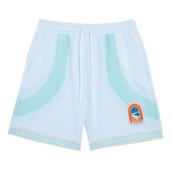 Shortsit Puma Apres Court Graphic Print Shorts Sininen | 628238-02