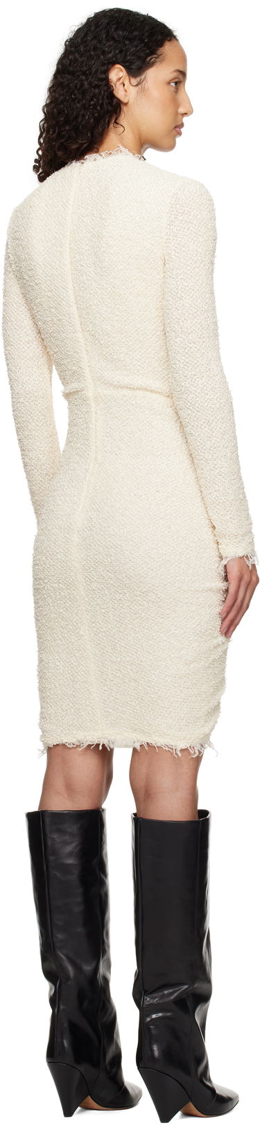 Mekko ISABEL MARANT Isabel Marant Ophelie Bouclé Minidress Valkoinen | 25PRO0679FA-C1K01I, 2