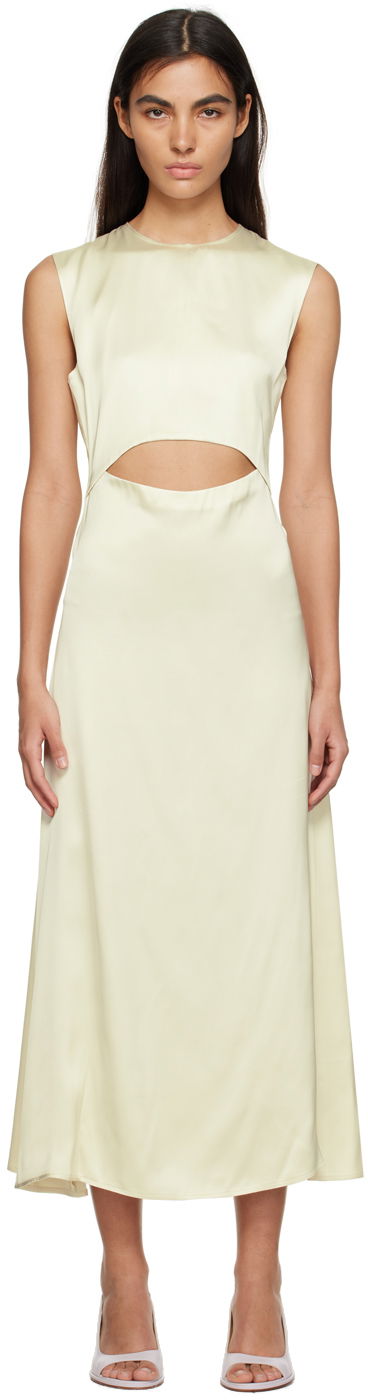 Mekko Loulou de Saison Loulou de Saison Copan Cutout Maxi Dress Keltainen | COPAN