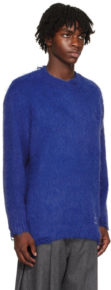 Villapaita ADER ERROR Rous Distressed Knit Sweater Sininen | BMADFWKT0304BL, 4