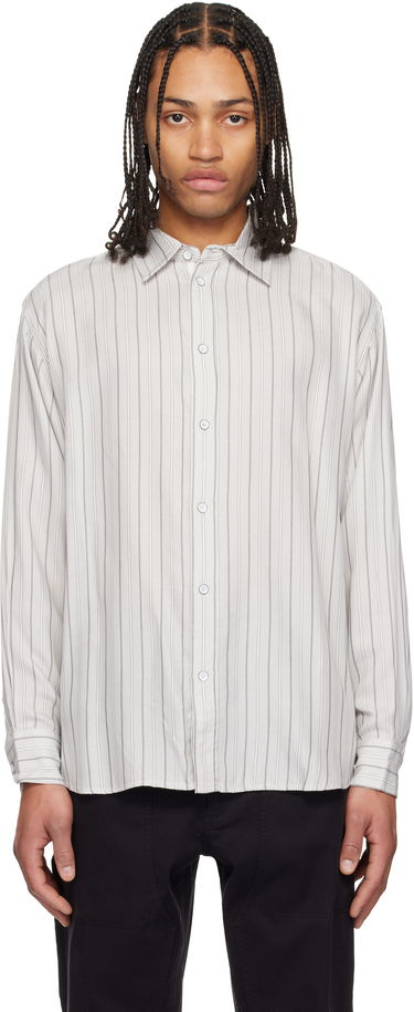 Paita rag & bone rag & bone Matthew Striped Shirt Valkoinen | MBW24HA006PKML, 0