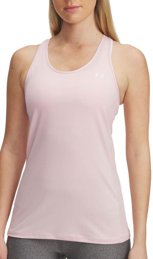 Tankkitoppi Under Armour Under Armour Tech Mesh Racer Tank Top Vaaleanpunainen | 1328962-647