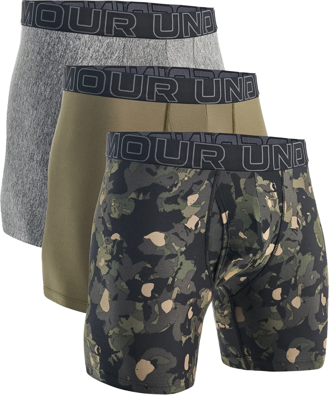 Nyrkkeilijät Under Armour UA Perf Tech Nov 6in Boxer Briefs - 3 Pack Monivärinen | 1383879-391, 1