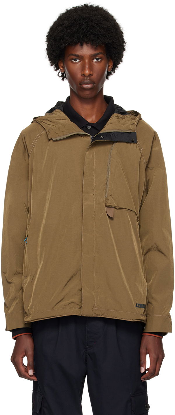 Tuulitakki Paul Smith PS Paul Smith Hooded Jacket Ruskea | M2R-035Z-N22088-68