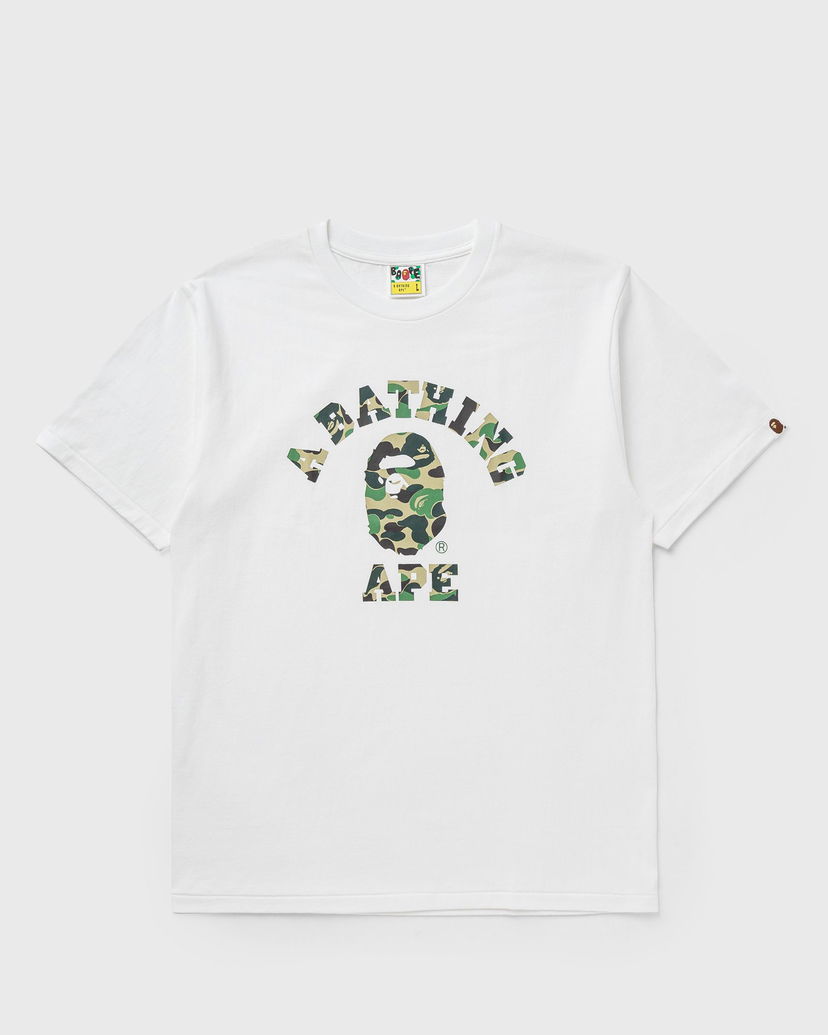 T-paita BAPE ABC CAMO COLLEGE T-shirt Valkoinen | 001TEK801005MWH0