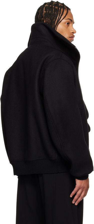 Bomber-takki Rick Owens Concordians Blixa Dracucollar Jacket Musta | RR02E1710 WSF, 2