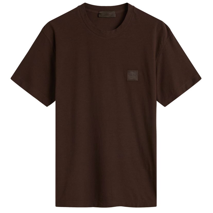T-paita Stone Island Stone Island Ghost Patch Logo T-Shirt, Size Large Ruskea | K2S152100034-V0070