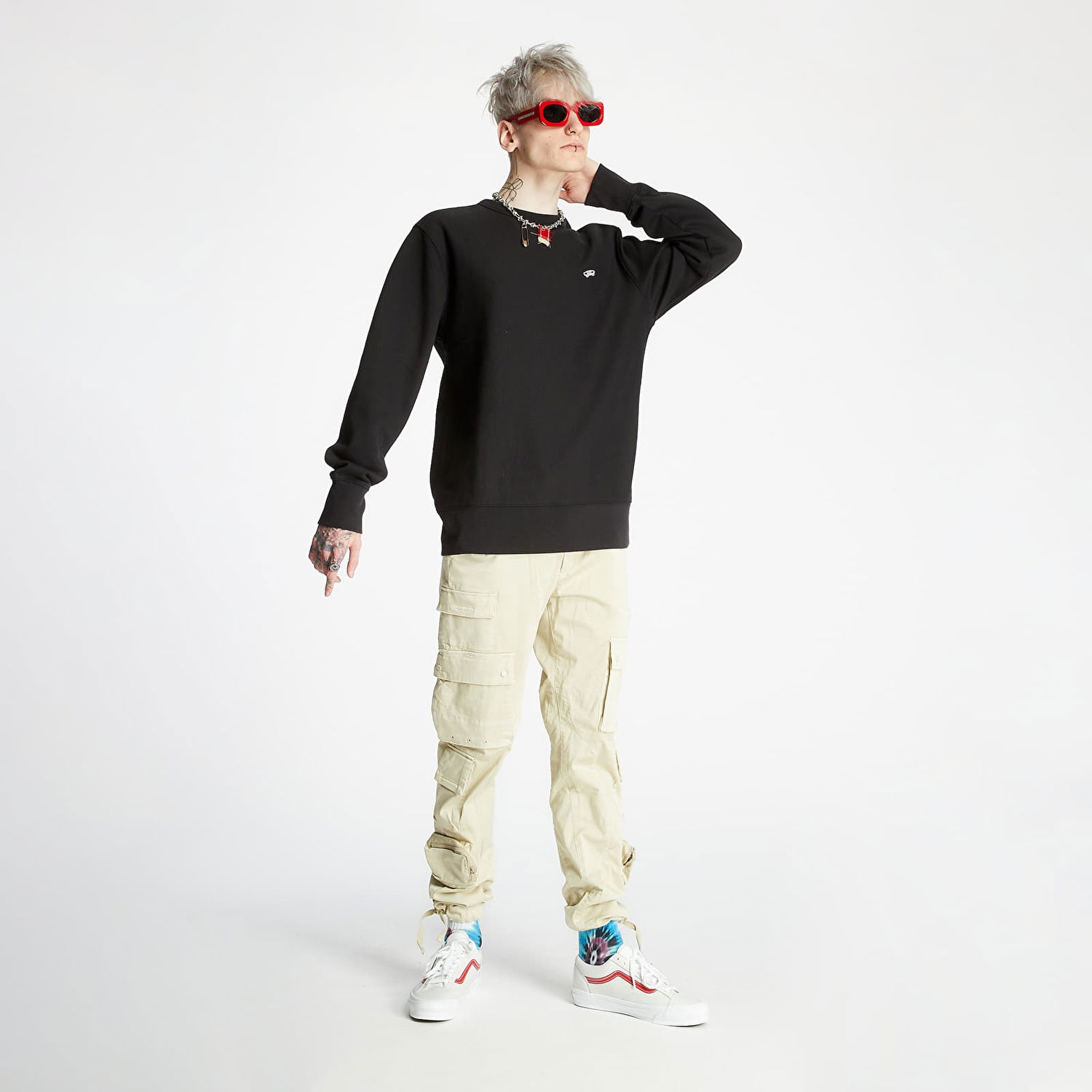 Huppari Vans Vault OG Crew Fleece Musta | VN0A5FFCBLK1, 1