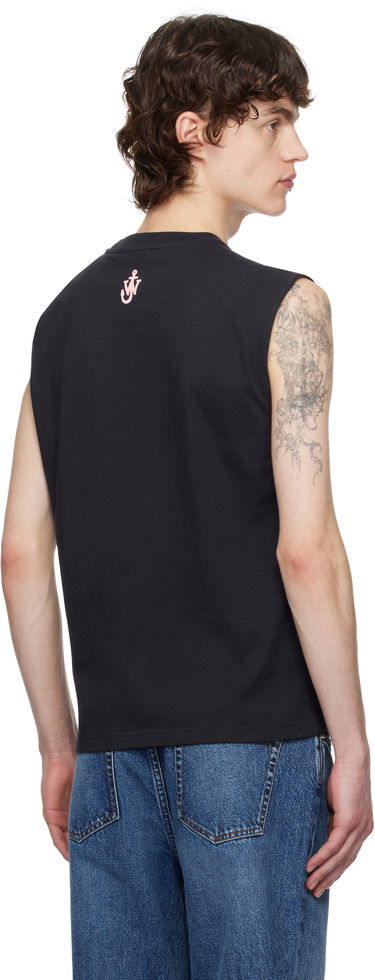 Tankkitoppi JW Anderson JW Anderson 'Look At Me' Printed Tank Top Musta | JO0257-PG1510, 2