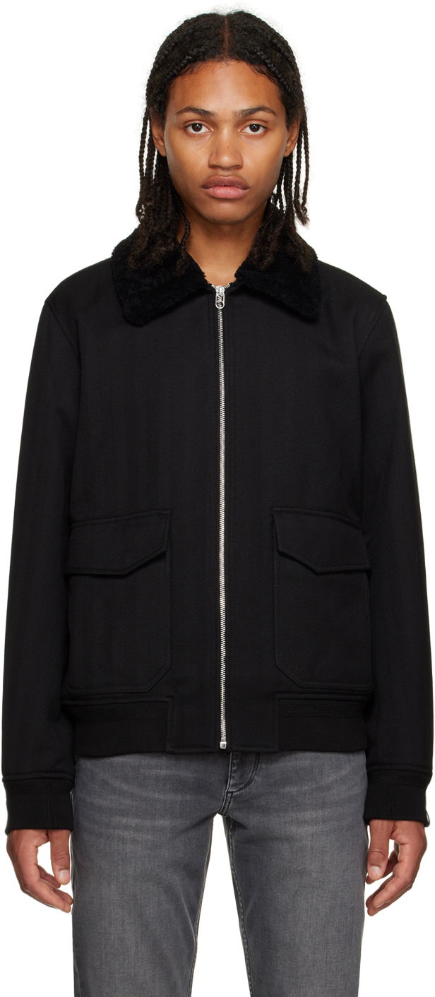 Bomber-takki rag & bone Dorset Bomber Jacket Musta | MBW23F2385LRML