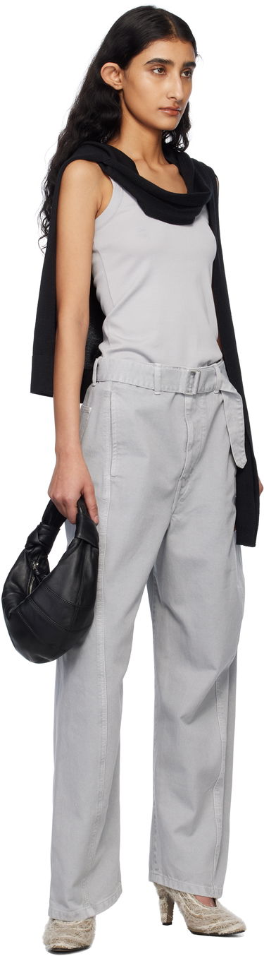 Cargo housut LEMAIRE Lemaire Twisted Belted Trousers Harmaa | PA326 LD1036, 3