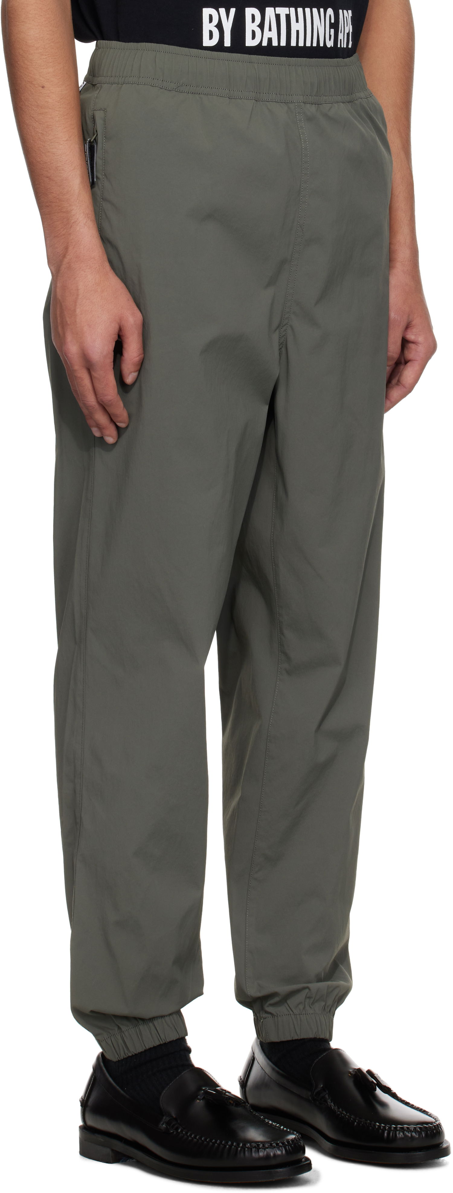 Verryttelyhousut AAPE by A Bathing Ape AAPE by A Bathing Ape 'AAPE Now' Woven Sweatpants Vihreä | AAPPTMB664XXOKHE, 1