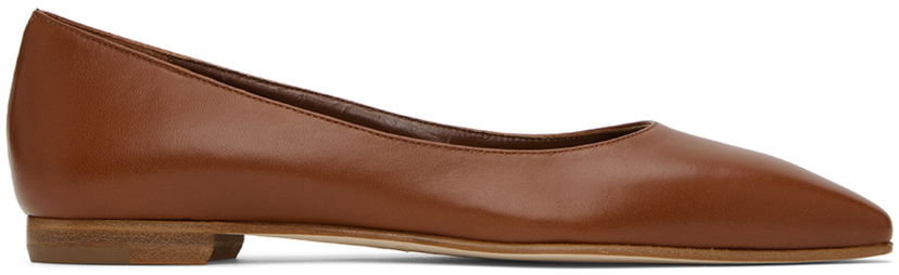 Mekko Manolo Blahnik Manolo Blahnik Gelista Ballerina Flats Ruskea | 221-0950