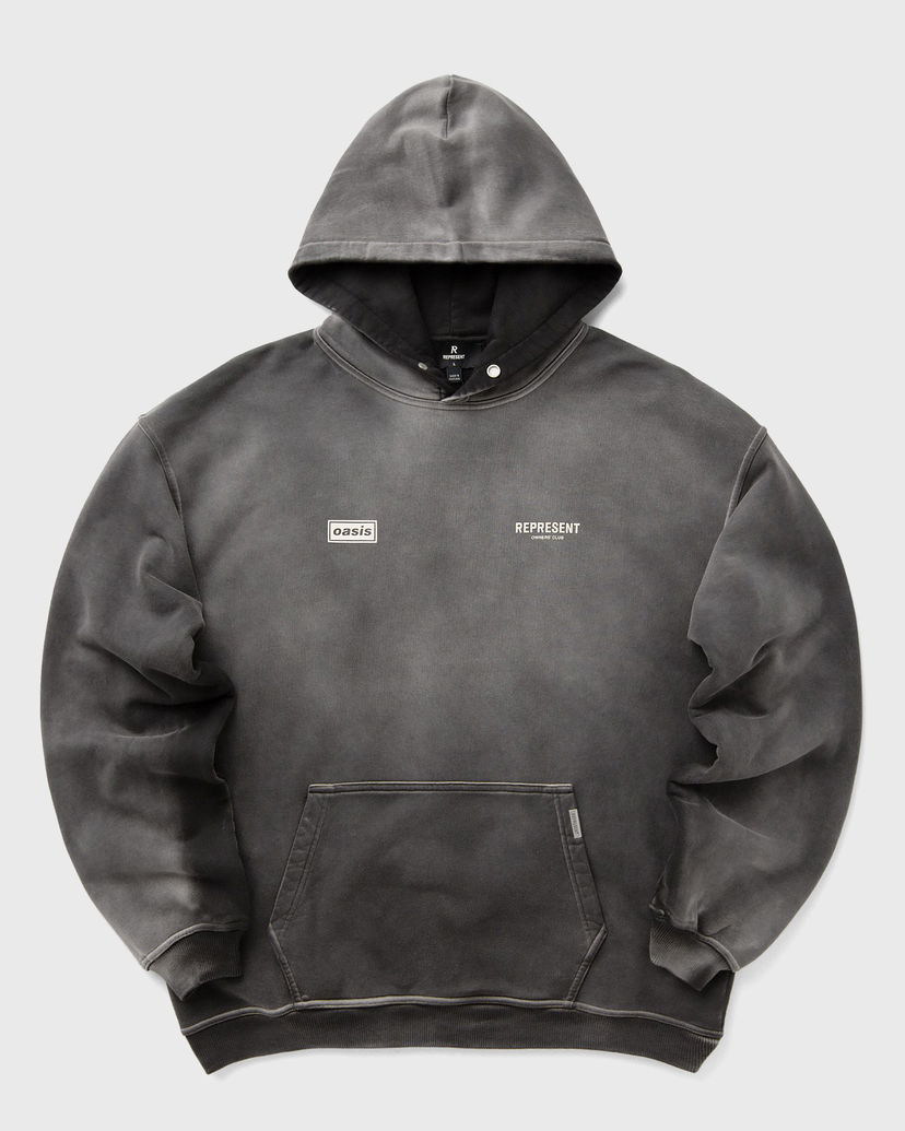 Huppari Represent Clo Oasis Owners Club Distressed Hoodie Harmaa | OCM100008-04