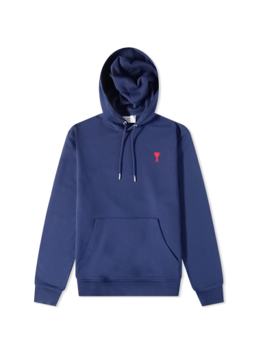 Huppari AMI Tonal Small ADC Hoody Tummansininen | USW200-730-491