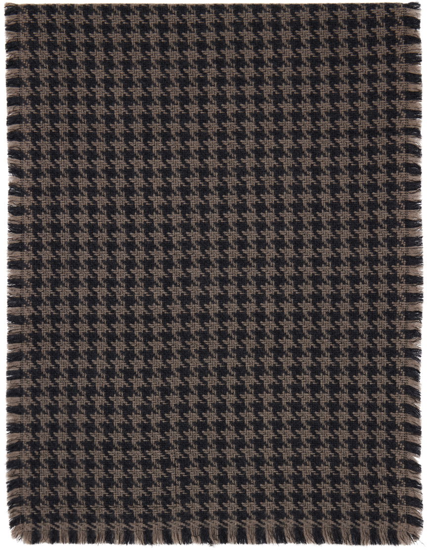 Huivi Acne Studios Houndstooth Scarf Harmaa | CA0264-, 1
