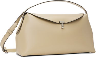 Käsilaukku TOTEME TOTEME T-Lock Leather Top Handle Bag Beige | 234-WAL956-LE0025, 1