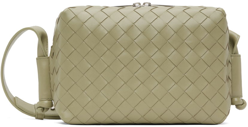 Olkalaukku Bottega Veneta Bottega Veneta Small Loop Messenger Bag Vihreä | 755774 V2HL1
