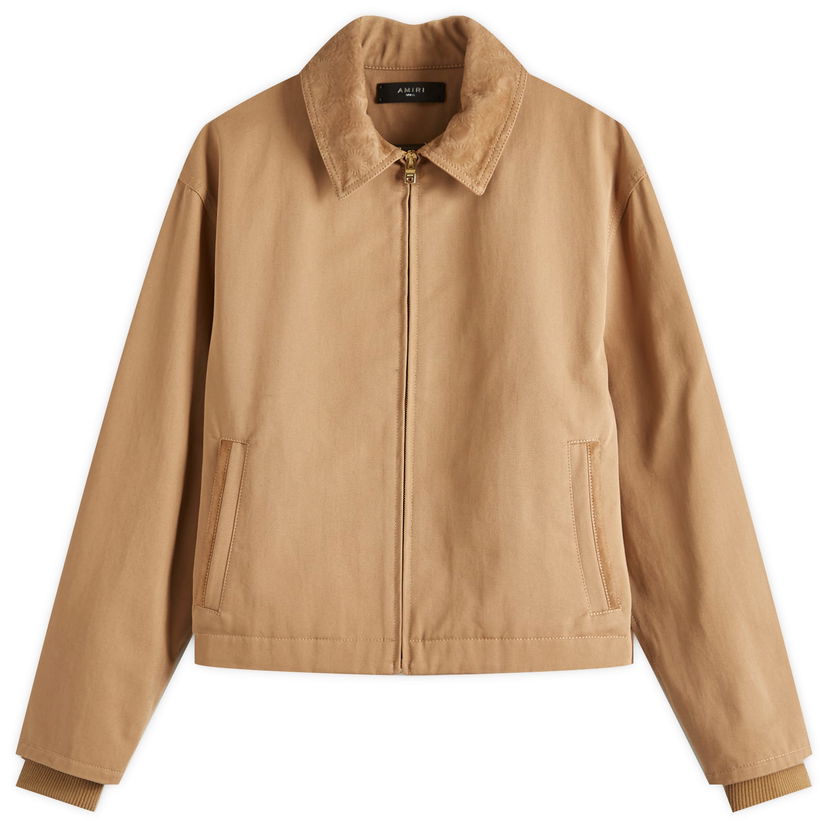 Bomber-takki AMIRI AMIRI Quad Work Jacket, Size Large Ruskea | AWOUWJ1011