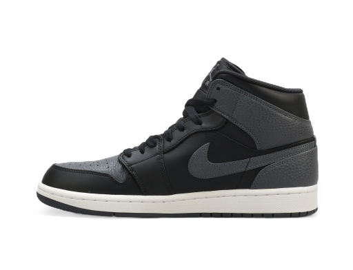 Rajoitettu erä Jordan Air Jordan 1 Mid "Dark Grey" Musta | 554724-041