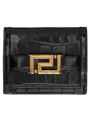 Lompakko Versace Croc Greca Goddess Wallet Musta | 1008832_1A08724
