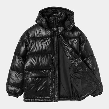 Puffer takki Carhartt WIP Benson Puffer Hooded Jacket Musta | I035370_9, 7