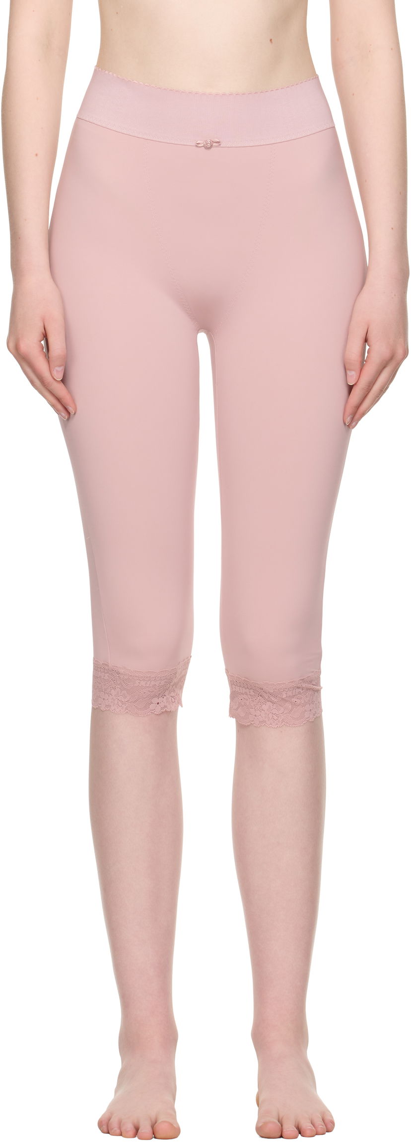 Leggingsit SKIMS SKIMS Vintage Shapewear Capri Leggings Vaaleanpunainen | BO-PNT-8009W