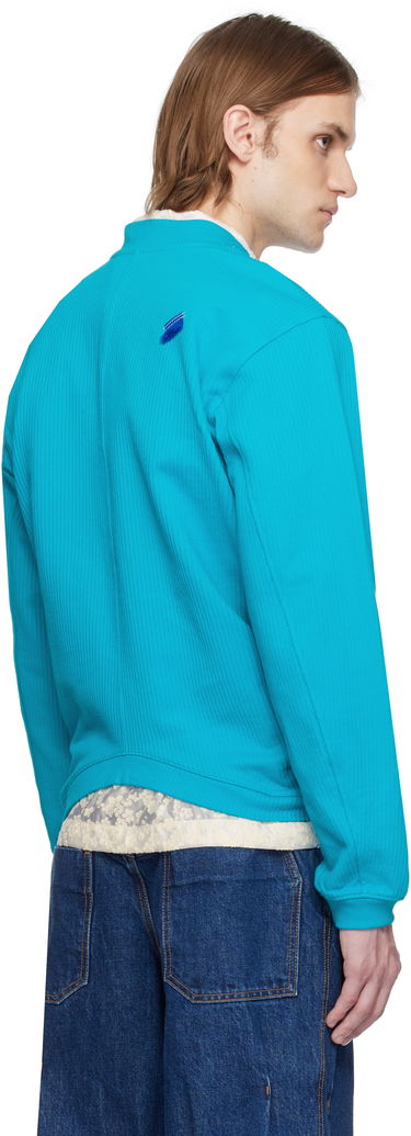 Villapaita ADER ERROR ADER error Ribbed Knit Sweatshirt Turkoosi | BO01SSSW0101TQ, 2