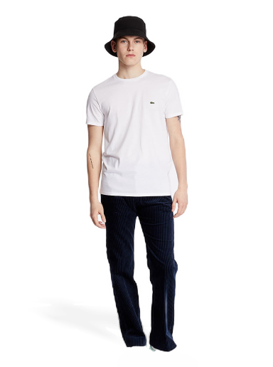 T-paita Lacoste Pima Tee Valkoinen | TH6709 00 001