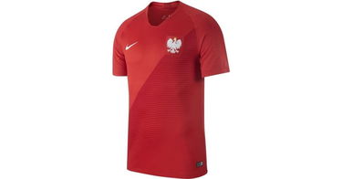 Jersey Nike Poland Stadium Away 18 Soccer Jersey Punainen | 893892-611, 1