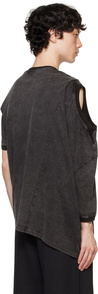 T-paita Feng Chen Wang Feng Chen Wang Deconstructed T-Shirt Musta | FUF18TS02, 2