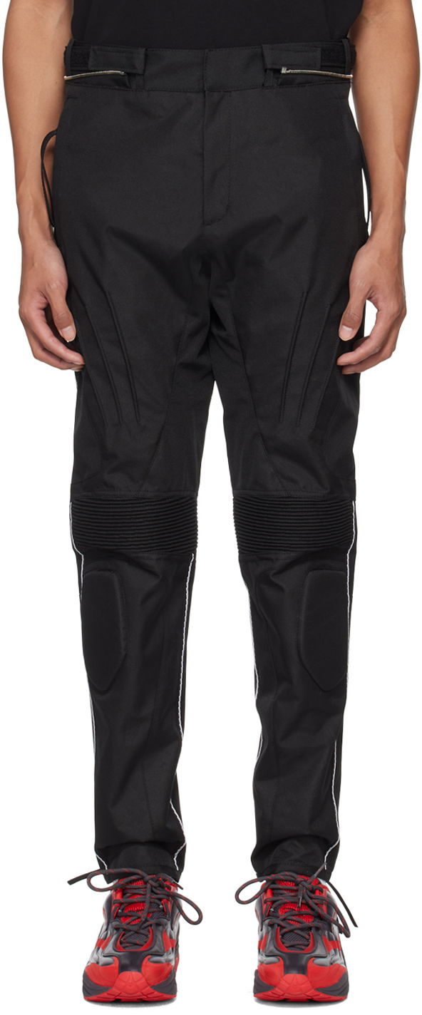 Cargo housut Kanghyuk Lock Stitched Trousers Musta | PE24SST01