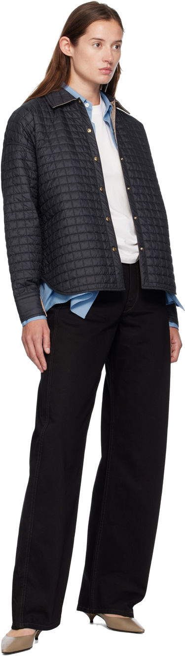 Puffer takki Moncler Moncler Quilted Overshirt Tummansininen | K20932F00011788RS, 3