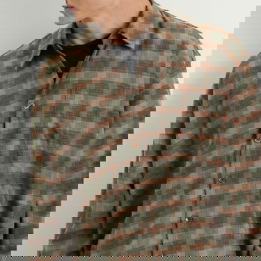 Paita OUR LEGACY Our Legacy Borrowed Shirt, Iowa Flannel Check Vihreä | M4252BI, 5