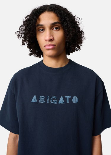 T-paita AXEL ARIGATO Arigato T-Shirt Tummansininen | A3450003, 5