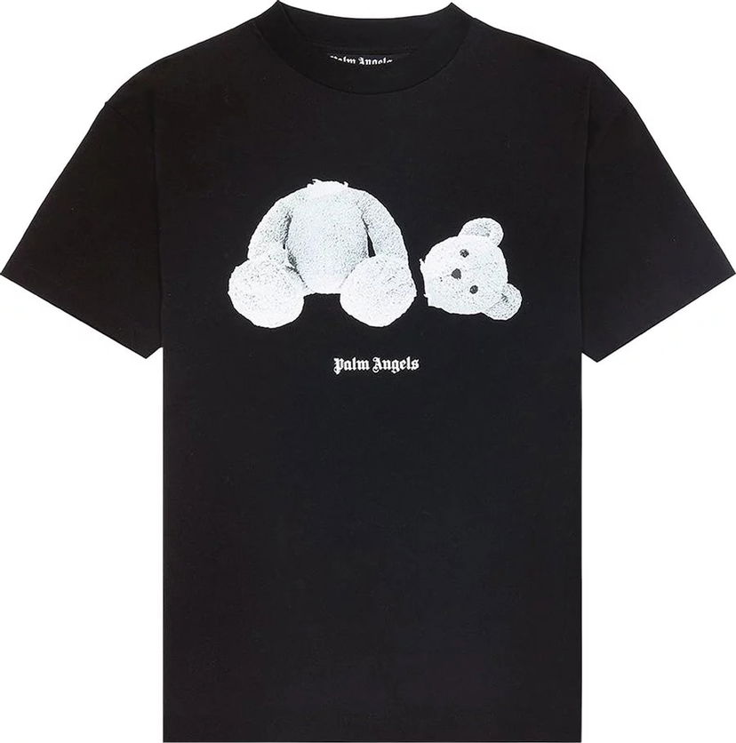T-paita Palm Angels Palm Angels Bear Graphic T-Shirt Musta | PMAA001E20JER0041001