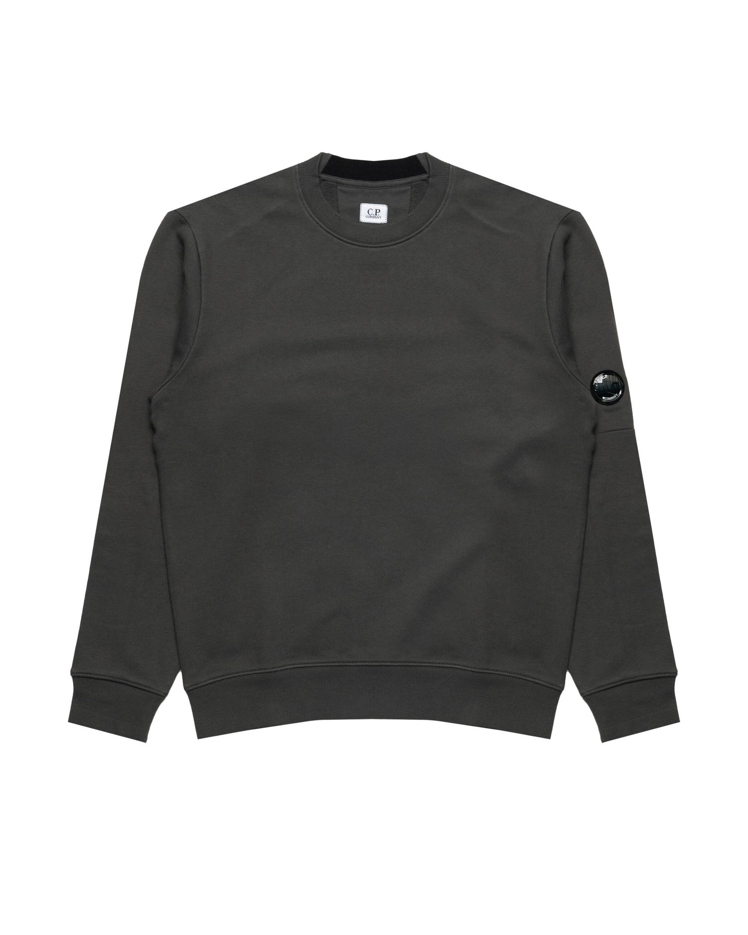 Huppari C.P. Company Diagonal Raised Fleece Crewneck Lens Sweatshirt Harmaa | 19CMSS713A005086W-978, 0