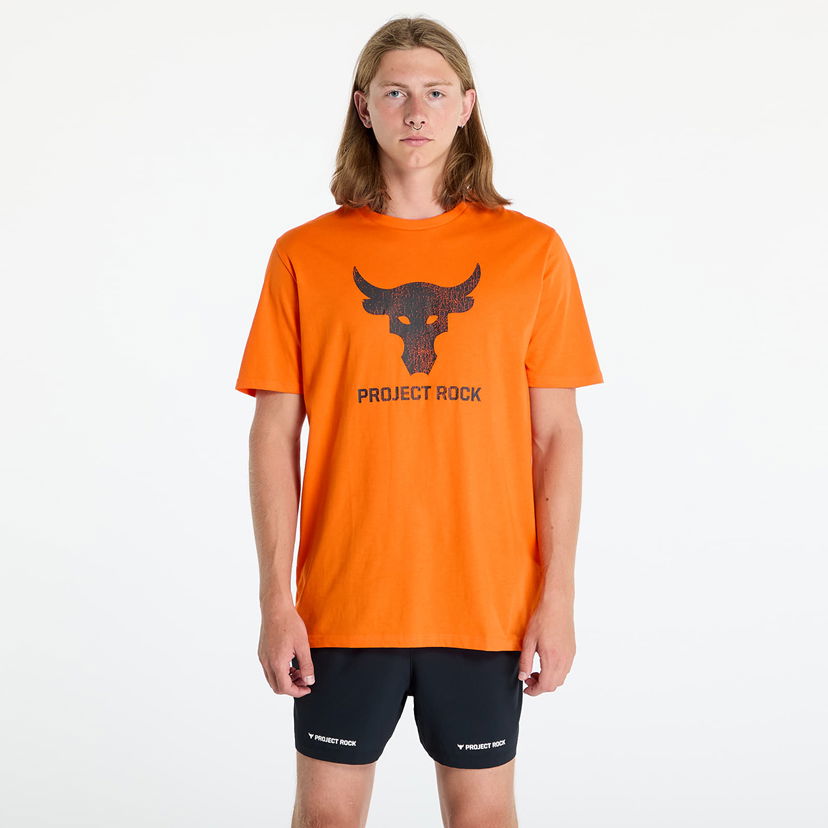 T-paita Under Armour Project Rock Payoff Graphc SS Team Orange/ Black Oranssi | 1383191-800